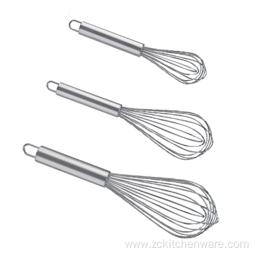 Stainless Steel Wire Egg Whisks Set For Stirring